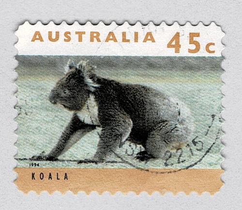 Australia Koala bear green 45 Used (BP89313)
