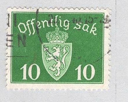 Norway O35 Coat of Arms Used (BP93415)