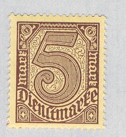Germany O13 Unused Numeral 5 1920 CV 3.00 (BP60442)