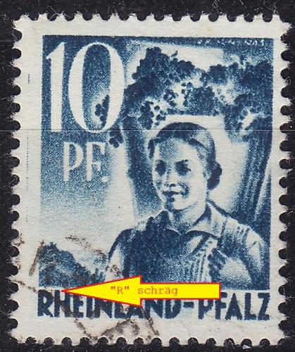 GERMANY Alliiert Franz. Zone [RheinlPfalz] MiNr 0003 yv II ( O/used )