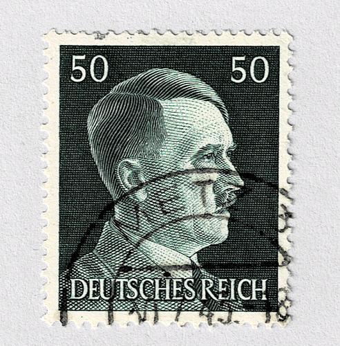 Germany Hitler head green 50 Used (BP91501)
