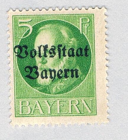 Bavaria 137 MLH Volksstaat on Ludwig III 1 1919 CV 2.00 (BP87140)