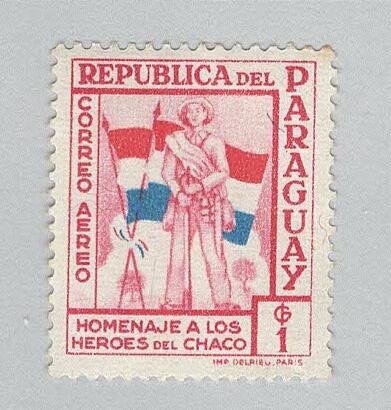 Paraguay C238 Soldier and Flags MNG 3 (BP96814)