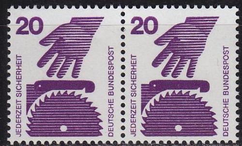 GERMANY BUND [1971] MiNr 0696 A ( **/mnh ) [01] 2er