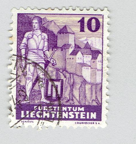Liechtenstein Knight and Castle Used (BP93108)