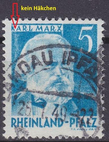GERMANY Alliiert Franz. Zone [RheinlPfalz] MiNr 0034 y II ( O/used )