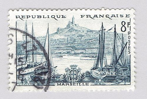 France 775 Marseille 1955 Used (BP91822)