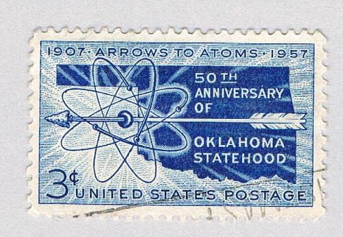 US 1092 Used Oklahoma Statehood 1957 (BP85307)