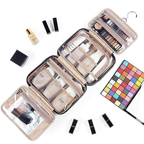 NISHEL Travel Toiletry Bag for women Portable Hanging Organizer for Travel-Si...