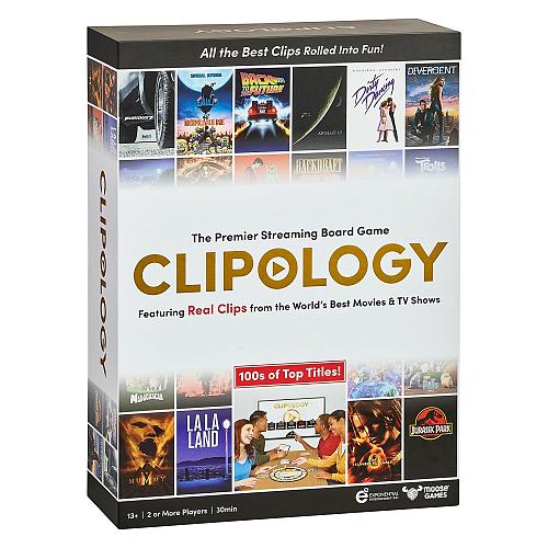 Clipology Game - The Premier Streaming Board Game Featuring Real Clips From T...
