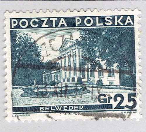 Poland Blue building 25 Used (BP92520)
