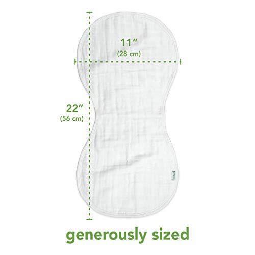 green sprouts Organic Cotton Muslin Burp Cloths Adult Use Only Hypoallergenic...