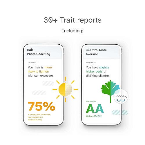 23andMe Ancestry Service - DNA Test Kit with 3500+ Geographic Regions Family ...