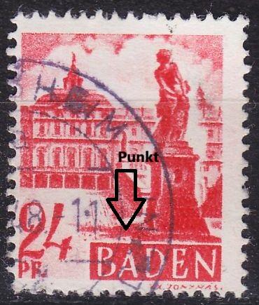 GERMANY Alliiert Franz. Zone [Baden] MiNr 0008 yv I ( O/used )