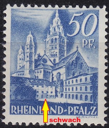 GERMANY Alliiert Franz. Zone [RheinlPfalz] MiNr 0011 yv IV ( **/mnh )