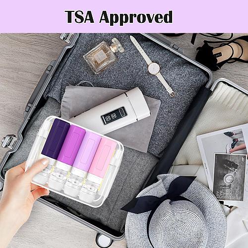 Redfly 17PCS Travel Bottles for Toiletries TSA Approved Travel Size Container...