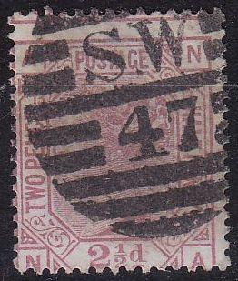 ENGLAND GREAT BRITAIN [1876] MiNr 0047 Platte 13 ( O/used ) [02]