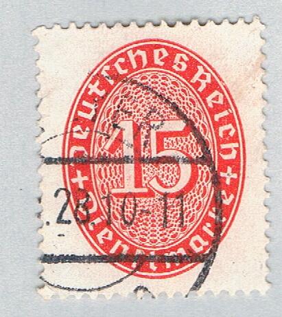 Germany O73 Used 15pf 2 1927 (BP58618)