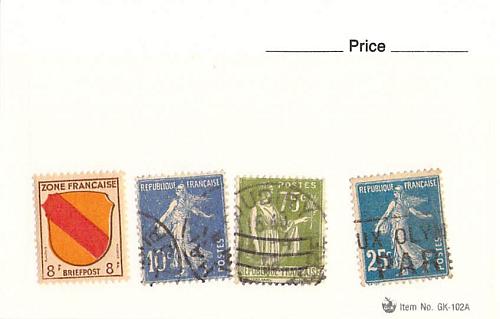 France 4 different of 4 total stamps included (SC0_264)