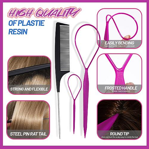 Teenitor Elastic Hair Ties Hair Accessories for Girls Colorful Baby Elatic Ha...