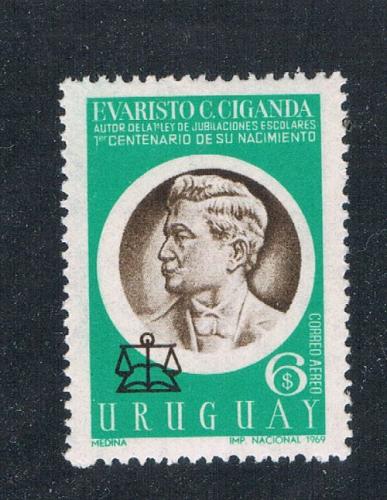 Uruguay C358 MH Evaristo C Ciganda (U0277)