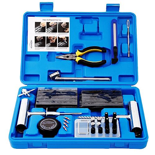 AUTOWN Tire Repair Kit - 68pcs Heavy Duty Tire Plug Kit Universal Tire Repair...