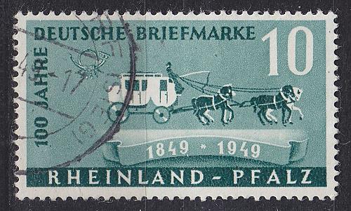GERMANY Alliiert Franz. Zone [RheinlPfalz] MiNr 0049 ( O/used ) [01]