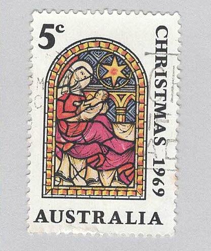 Australia Used Christmas 1969 five (BP88922)