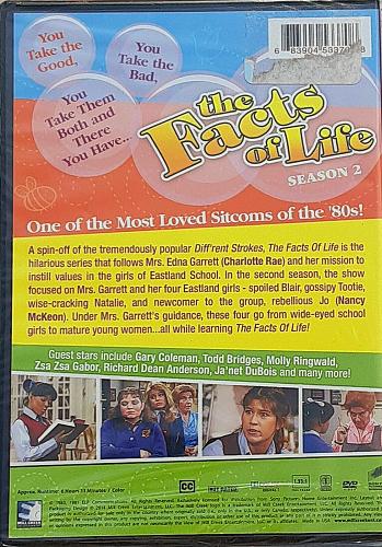 FACTS of LIFE season second two DVD Molly RINGWALD Zsa Zsa GABOR Nancy McKEON