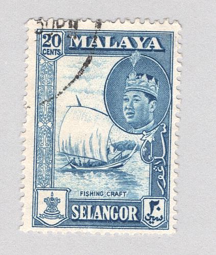 Mayala Selangor 120 1961 Sultan Aziz Used (BP89612)