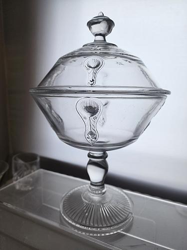 Actress eapg glass compote