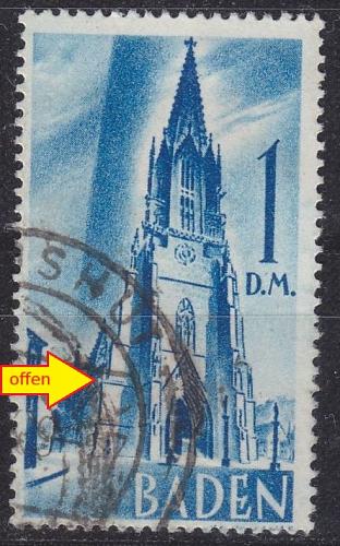 GERMANY Alliiert Franz. Zone [Baden] MiNr 0027 y I ( O/used ) [01]