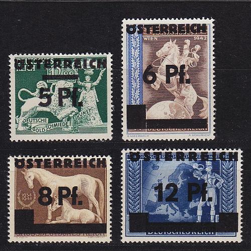 &Ouml;STERREICH AUSTRIA [1945] MiNr 0664-67 ( **/mnh )