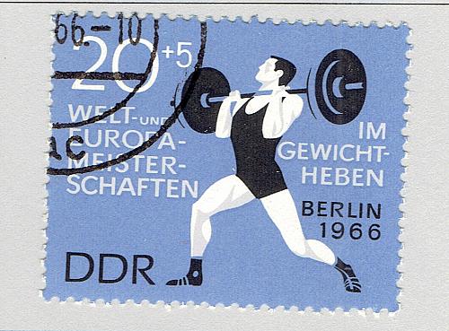 Germany DDR Weightlifter Violet 20 Used (BP90804)