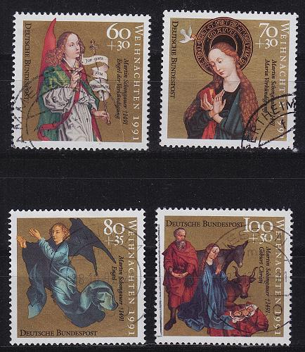 GERMANY BUND [1991] MiNr 1578-81 ( O/used ) Weihnachten