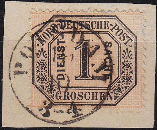 GERMANY Norddeutsch [Dienst] MiNr 0004 ( BStk ) [04]