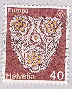 Switzerland 614 Used Lace 1976 (BP53417)