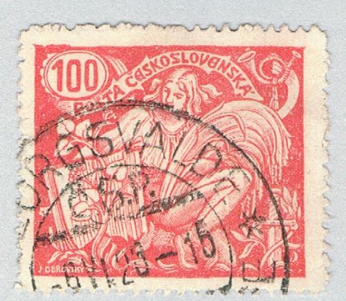Czechoslovakia 92 Used Agriculture and Science 1 1923 (BP85826)