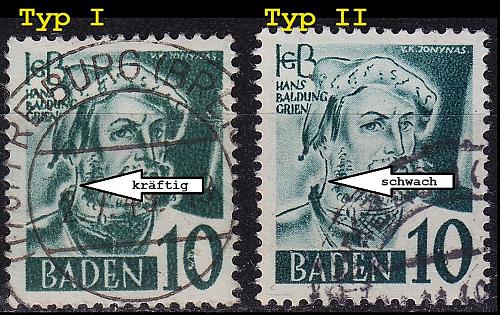 GERMANY Alliiert Franz. Zone [Baden] MiNr 0033 y I,II ( O/used )