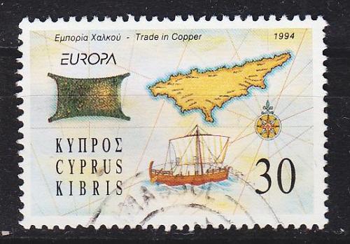 ZYPERN CYPRUS [1994] MiNr 0820 ( O/used ) Schiffe
