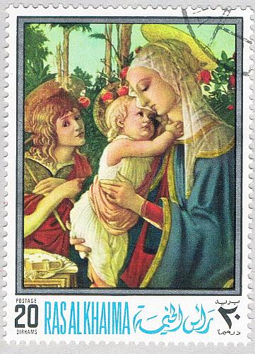 Ras Al Khaima Used Madonna and Child 1968 (BP87916)
