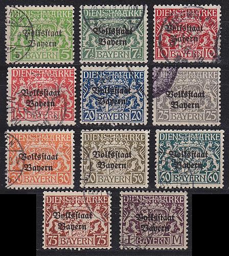 GERMANY Bayern Bavaria [Dienst] MiNr 0030 ex ( O/used ) [01]