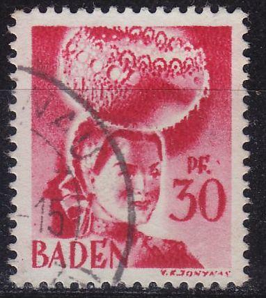 GERMANY Alliiert Franz. Zone [Baden] MiNr 0023 y I ( O/used ) [02]