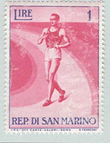 San Marino 345 Walking Racer MNH 1 (BP96223)