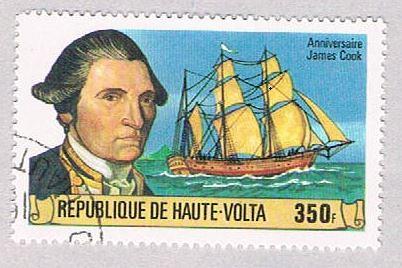 Burkina Faso 477 Used Capt Cook and Resolution 1 1978 CV 1.00 (BP52110)