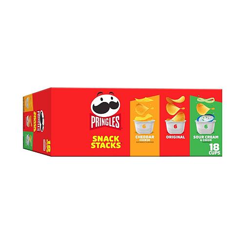 Pringles Potato Crisps Chips Lunch Snacks On-the-Go Snacks Snack Stacks Varie...
