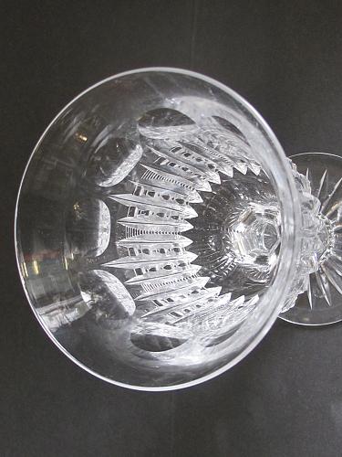 Sinclaire ABP cut glass Goblet