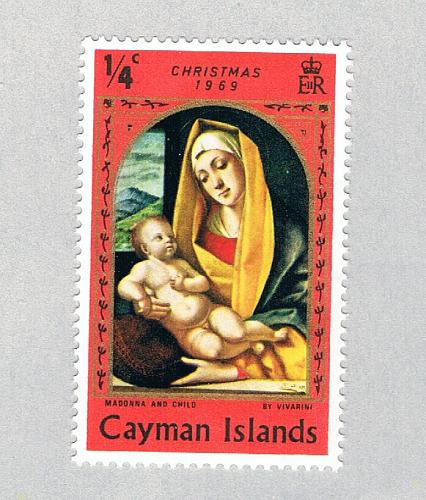 Cayman Islands 245 Unused Christmas Mother and child 1968 (BP60101)