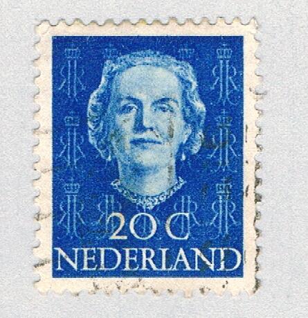 Netherlands 311 Used Queen Juliana 2 1949 (BP70005)