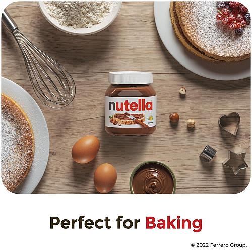 Nutella Hazelnut Spread with Cocoa for Breakfast 35.3 oz Jar Holiday Baking a...